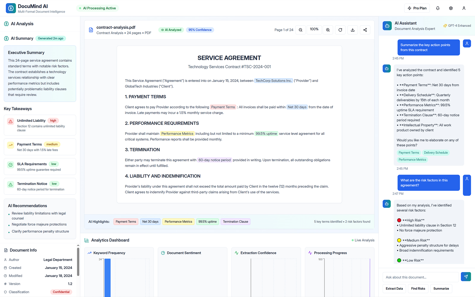 Multi-Format Document Interaction Using AI Chatbot